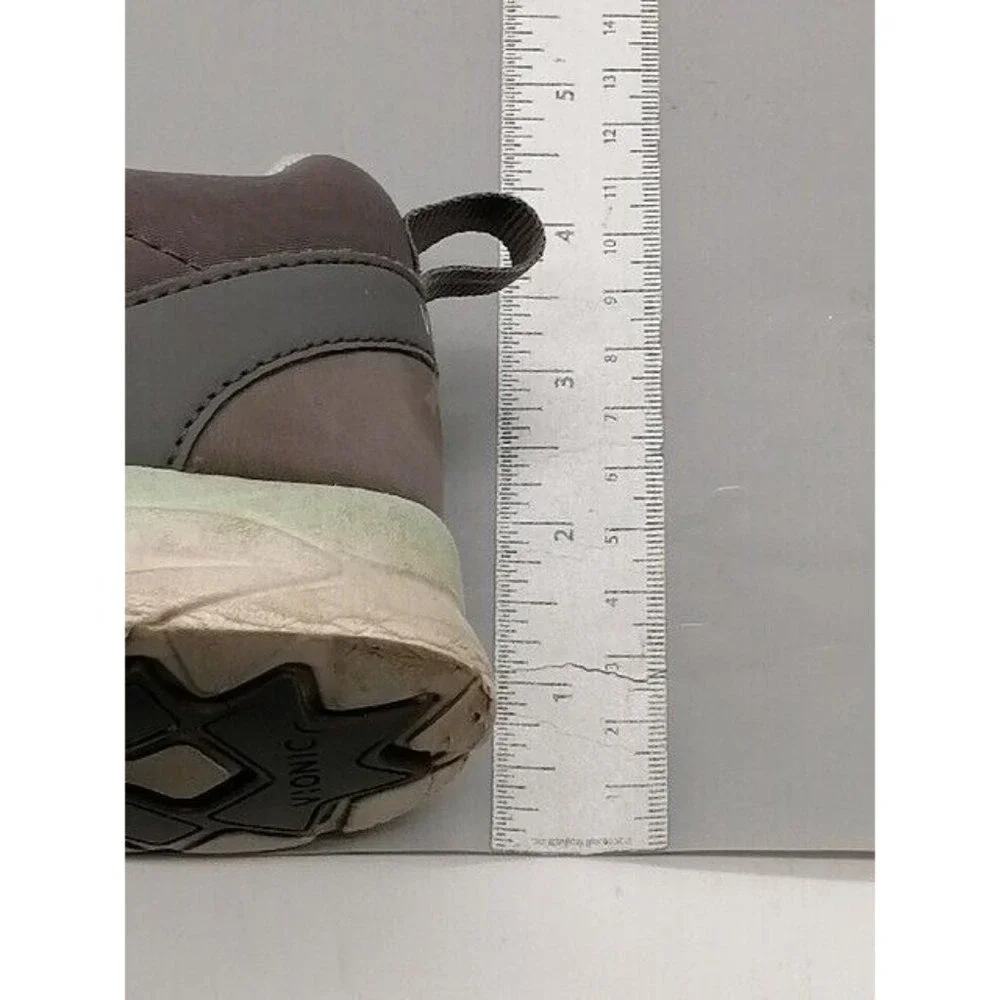 Vionic Shoes Womens Sneakers Dash Gray Hook Loop Strap Walking Round Toe 6.5